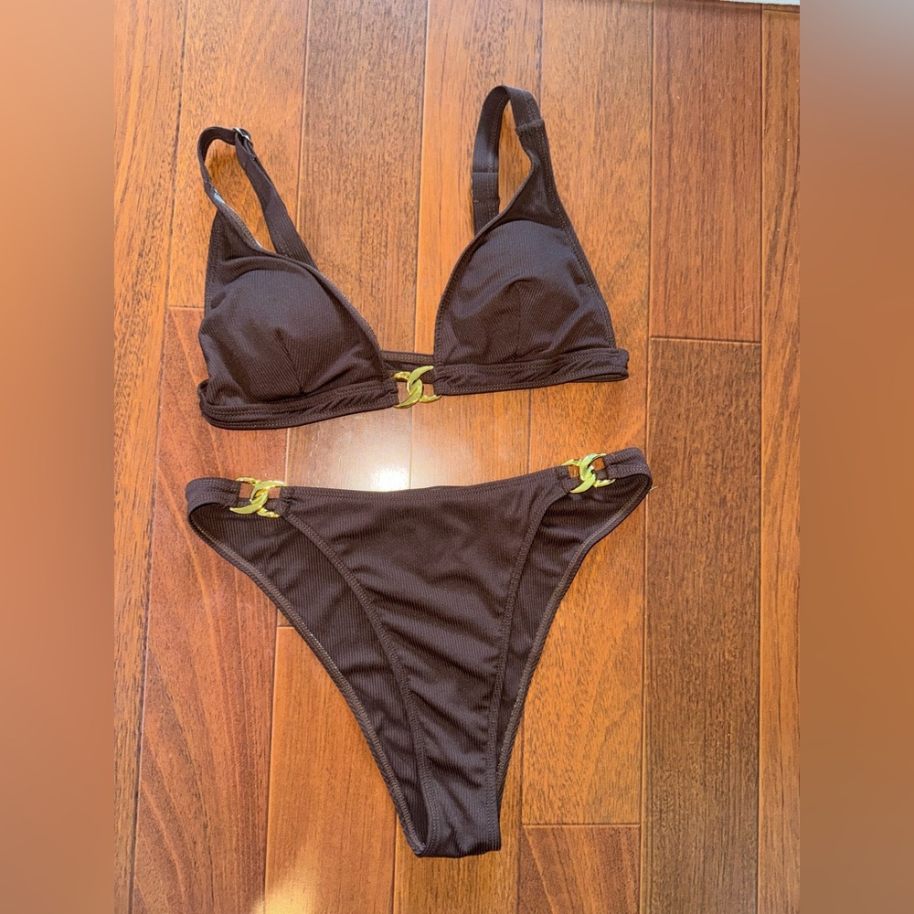 Brown Bikini Set